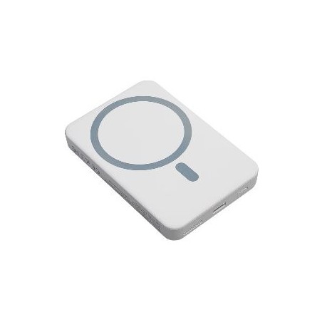POWERBANK MAGNÉTIQUE 5K mAh - COMPATIBLE APPLE MAGSAFE - 1* Connecteur USB-C pour charger tout autre appareil Compati
