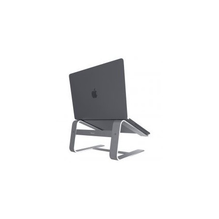 Support d'ordinateur portable en aluminium - Couleur space gray Meilleure position de travail Le support Macally ASTAND