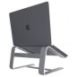 Support d'ordinateur portable en aluminium - Couleur space gray Meilleure position de travail Le support Macally ASTAND