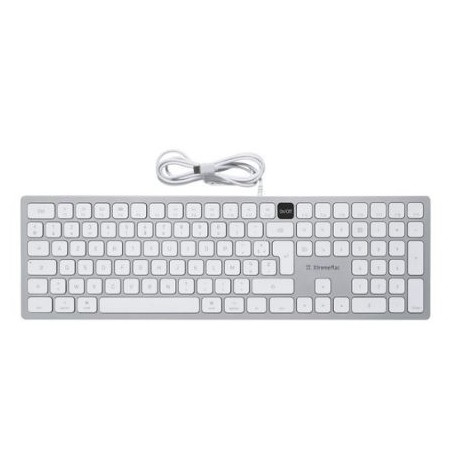 CLAVIER USB-C FILAIRE VERSION 3 Clavier de haute qualité Plug & Play, connexion filaire USB-C Solution de clavier complè