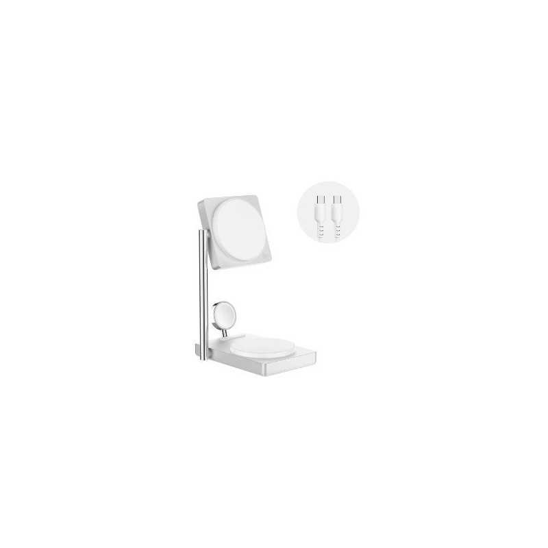 X-STATION-PRO : SUPPORT 3 EN 1 Qi2 - Charge rapide 15W pour iPhone 10W pour les AirPods ou un second iPhone Charge rapid