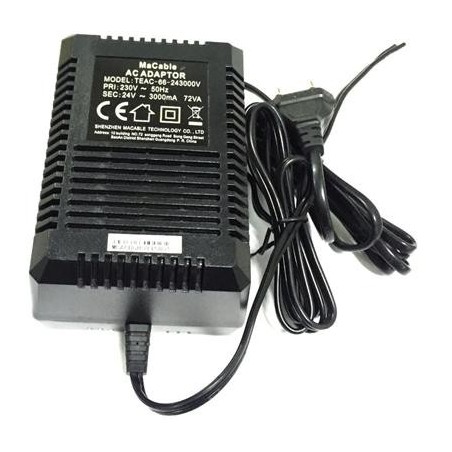 Hikvision Alimentation 24V AC 3A linéaire pour caméras PTZ, prise EU