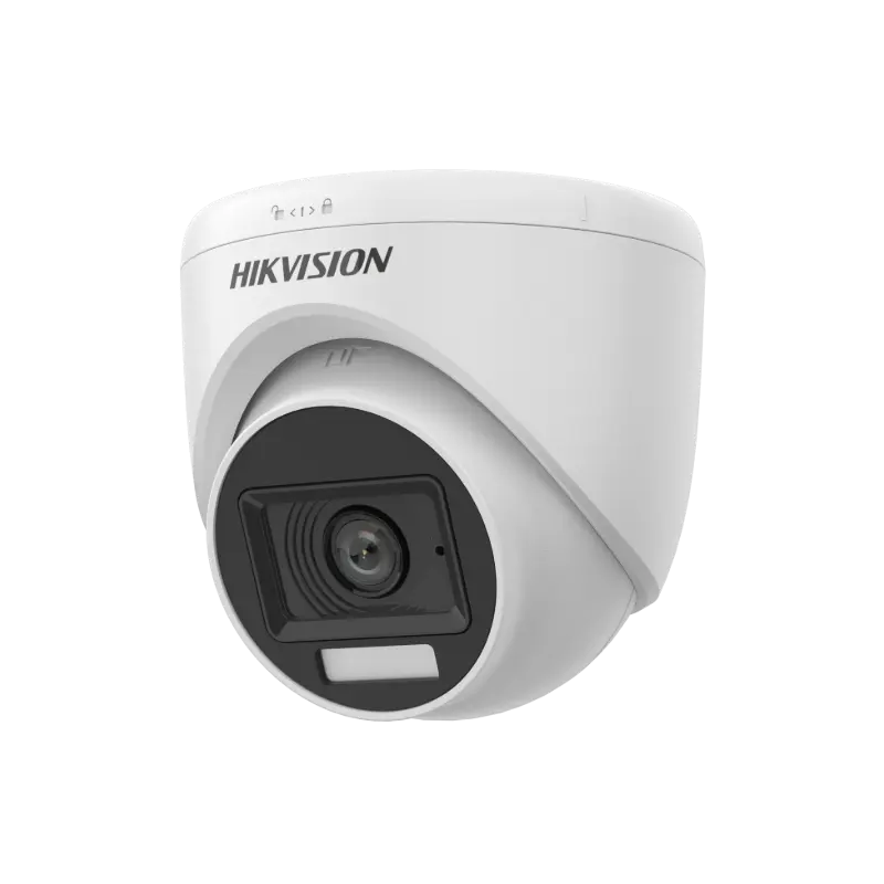 Hikvision DS-2CE76D0T-LPFS (2.8 mm) - Turret 2 MP Smart Hybrid Light Audio 4 en 1