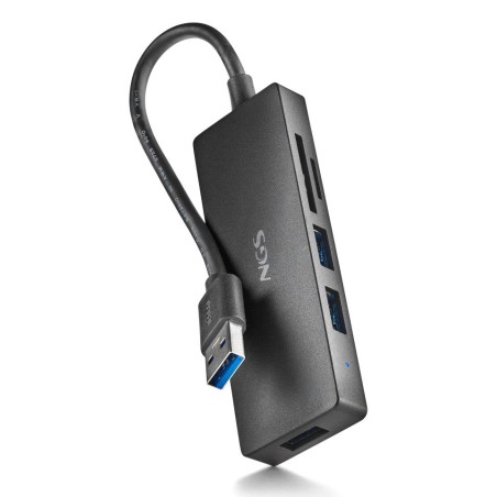 Hub USB-C 3.0 NGS iHub Reader - 3 ports USB-A +  | Atout PC's Reunion
