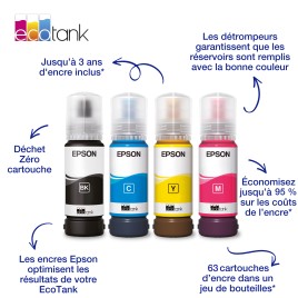 104 EcoTank Pigment yellow ink bottle | Atout PC's Reunion