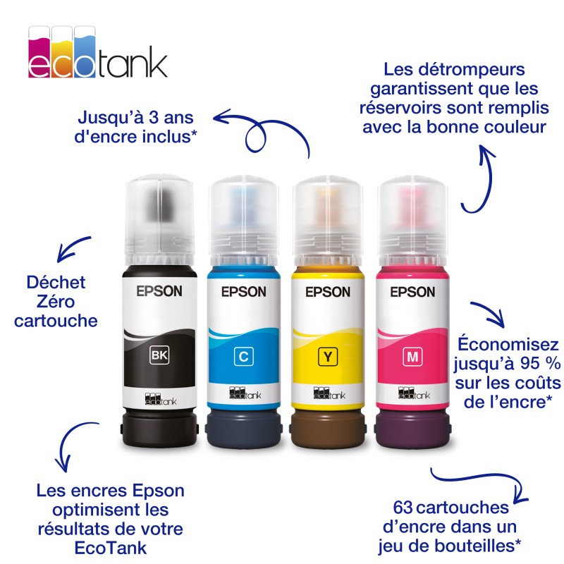 EPSON 104 EcoTank Pigment yellow ink bottle