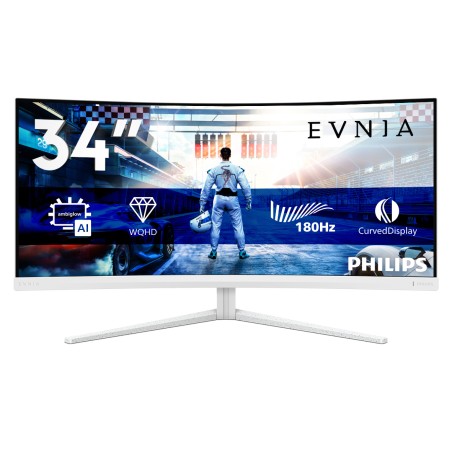 PHILIPS 34" 3440 1440 CURVED 180Hz 2 HDMI 1 DP H | Atout PC's Reunion