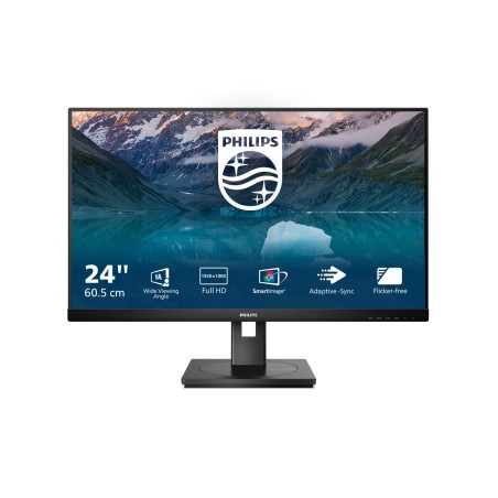 23.8" MONITEUR PHILIPS Full HD WLED HDMI/VGA/DP  | Atout PC's Reunion