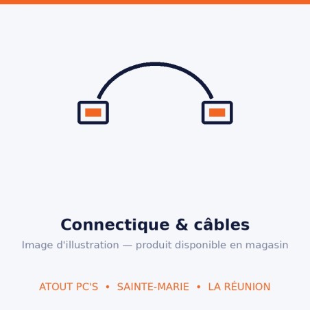 CABLE RESEAU RJ45 CAT.6 3M VERT [842302] | Atout PC's Reunion