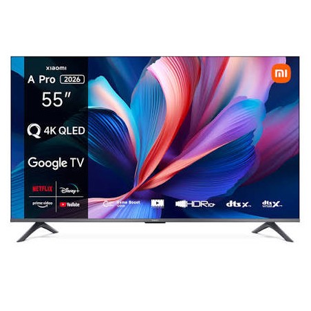 TV QLED 55 (138cm) XIAOMI Q1E 4K UHD Android TV  | Atout PC's Reunion