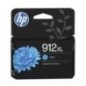 HP 912XL - Cartouche encre Cyan - 825 pages (coli 60)