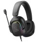 BLUESTORK KORP MERCURY Casque Gaming Filaire RGB Retractable M Black