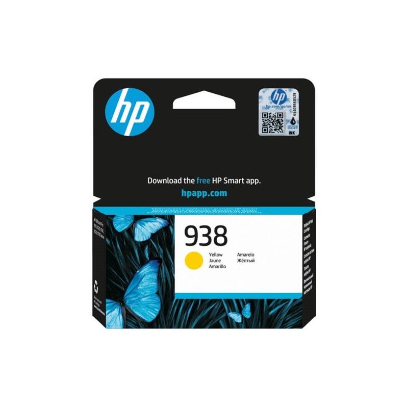 CRT HP 938 Cartouche Encre Authentique Jaune - 800 pages - (MC 50)