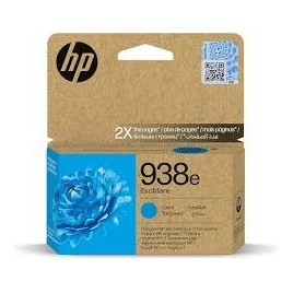 HP 938e Cartouche d’encre Cyan XL EvoMore - 1 65 | Atout PC's Reunion