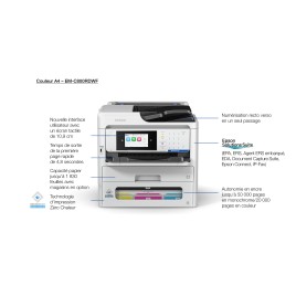 WorkForce Pro EM-C800 RDWF - MFP A4 COULEUR SCAN | Atout PC's Reunion