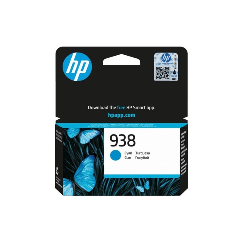 CRT HP 938 Cartouche Encre Authentique Cyan - 800 pages - (MC 50)
