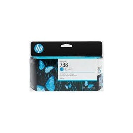 / CRT HP 738 300-ml Cyan DesignJet Ink Cartridge | Atout PC's Reunion