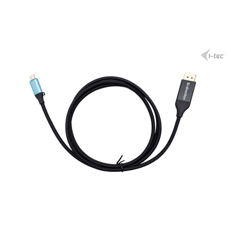 Cable Adaptateur USB-C I-Tec vers DisplayPort 1,5m M/M (Noir)