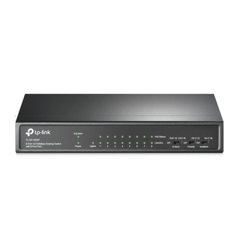 TP-LINK TL-SF1009P Switch 9 ports LAN 10/100 dont 8x PoE