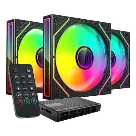 Lot de 3 Ventilateurs boitier Mars Gaming MF-3DP | Atout PC's Reunion