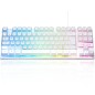 THE G-LAB KEYZ-CAE-TKL-WL/FR Clavier Membrane Rainbow TKL fil FR Noir