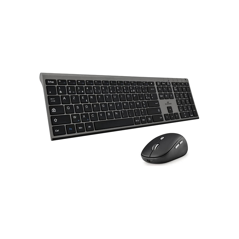 BLUESTORK BS-PACK WL-OFFSLIM Pack CLAVIER+SOURIS Slim s/fil Noir