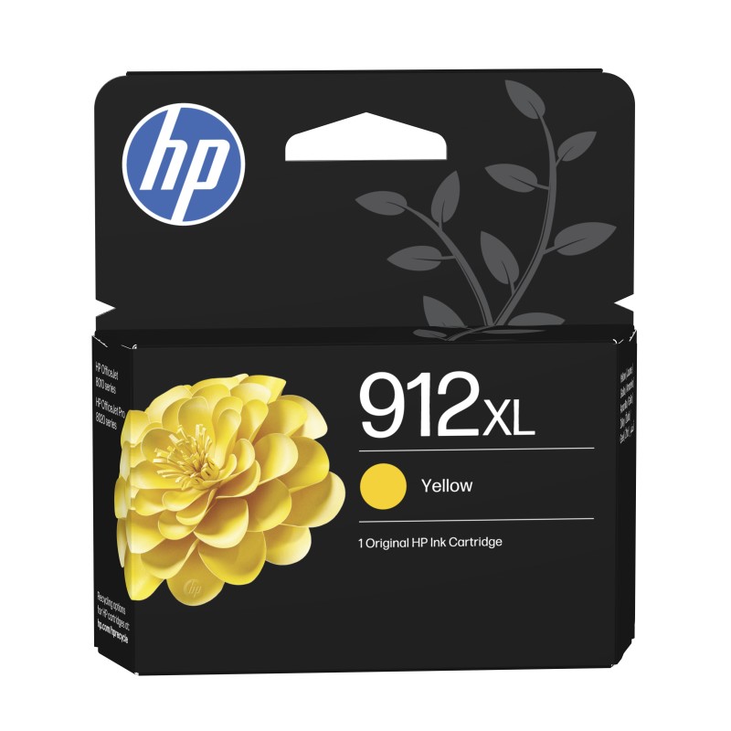 HP 912XL - Cartouche encre Jaune - 825 pages (coli 60)