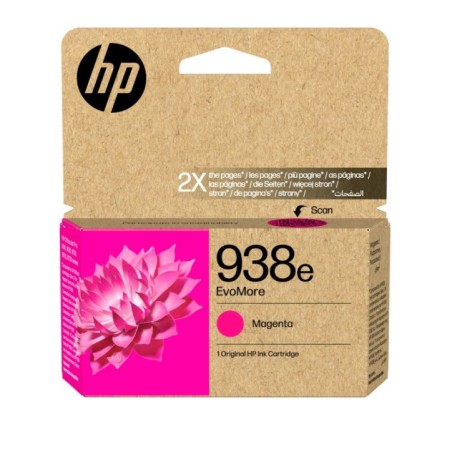 HP 938e Cartouche d’encre Magenta XL EvoMore - 1 650 pages
