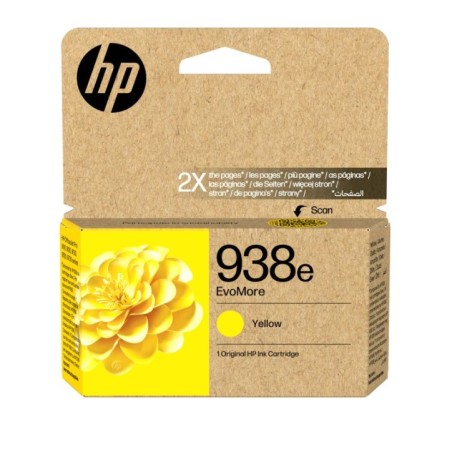HP 938e Cartouche d’encre Jaune XL EvoMore - 1 650 pages