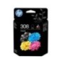 HP 308 Black/Tri-Color Ink Cartridge Combo 2-Pack/COMMANDE
