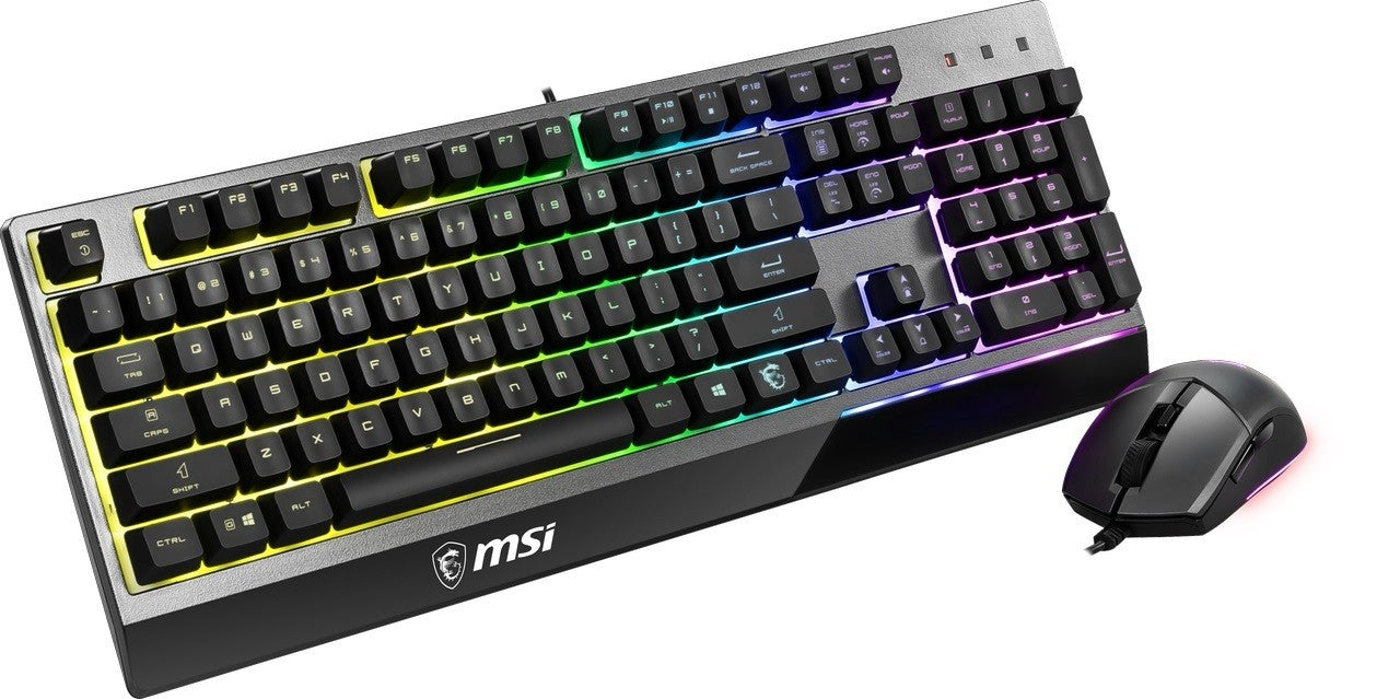 Pack Gamer 2en1 (Clavier/Souris) MSI Vigor GK30 Combo RGB (Noir) - S11-04FR601-CLA