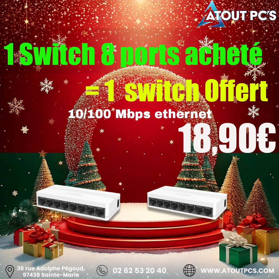 Offre spécial 1 switch acheté = 1 switch offert