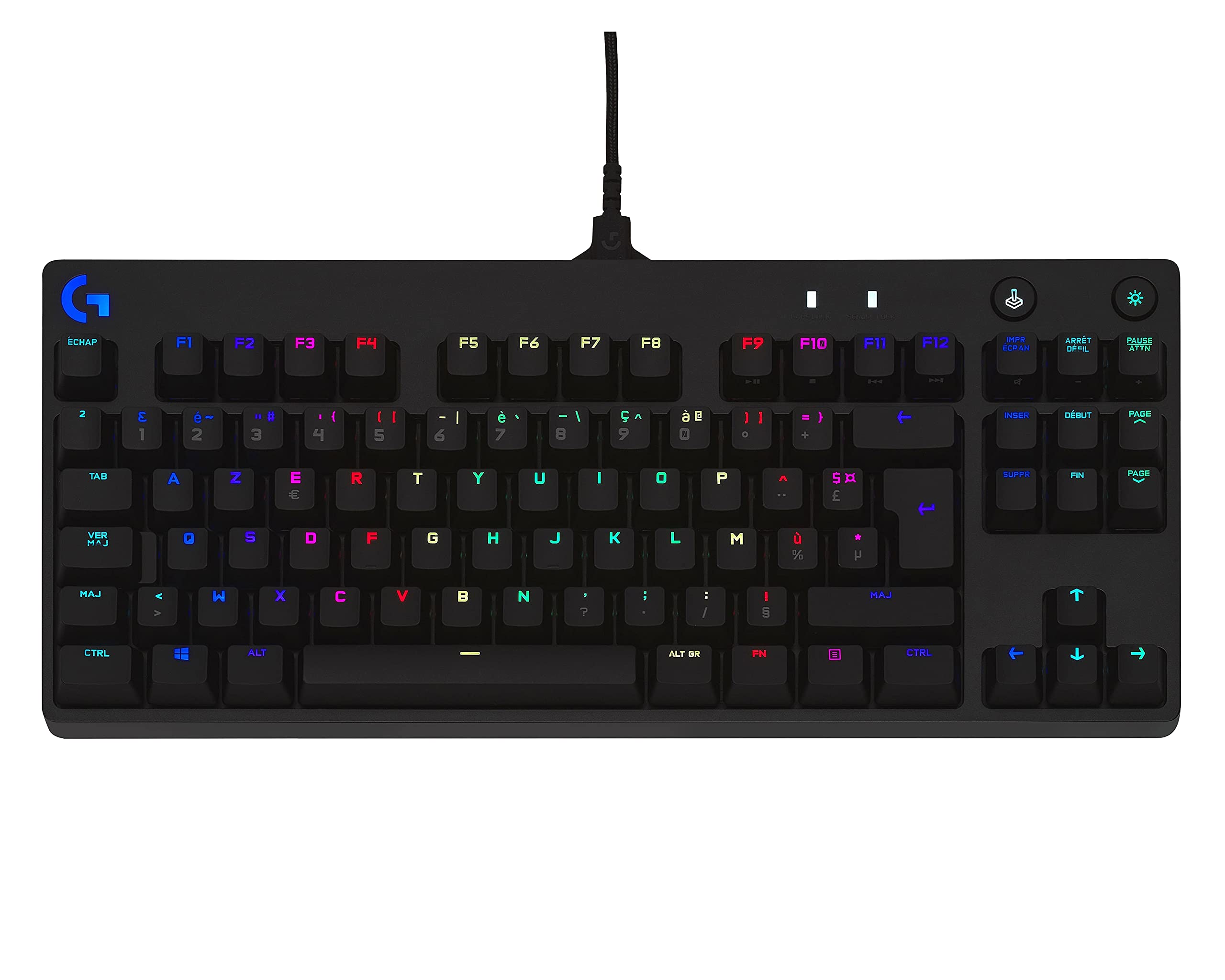 Logitech Clavier de jeu mécanique G Pro